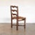 Wood 1940s French Carved Wood and Woven Chair For Sale - Image 7 of 12