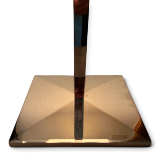 Modern Silver Table Lamps- A Pair For Sale - Image 4 of 5