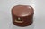 Round Brown Hat Box, 1890s, in Very Good conditions. Designed 1890 to 1919