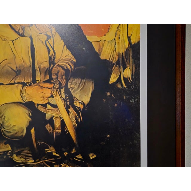 Brown 1970s "A Remnant of Another Time" Lithograph. Signed and Numbered by Gordon E. Snidow. Limited Edition., Framed For Sale - Image 8 of 14