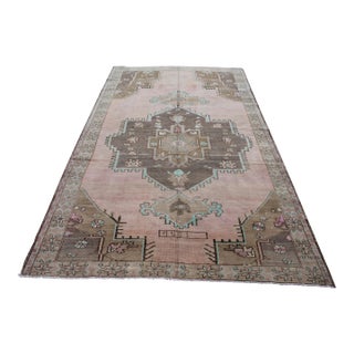 Hand Knotted Vintage Turkish Area Rug, 163" X 90.5" For Sale