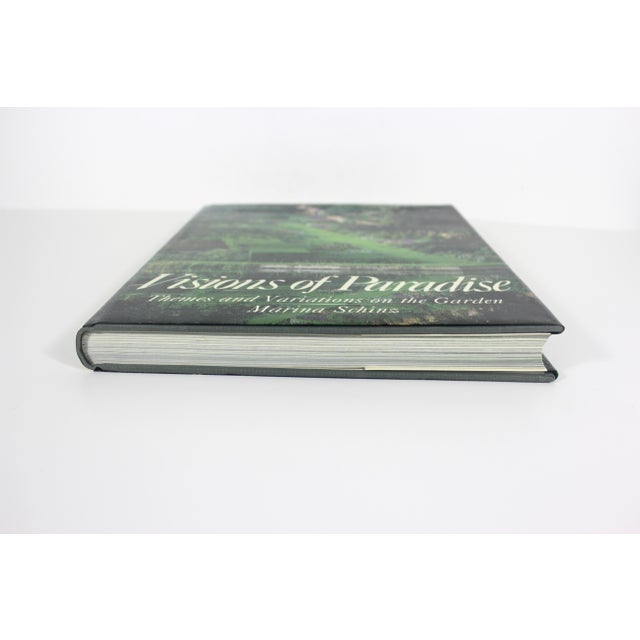 English 1985 Visions of Paradise Themes and Variations on the Garden by Marina Schinz Linen Hard Cover Book With Dust Jacket For Sale - Image 3 of 16