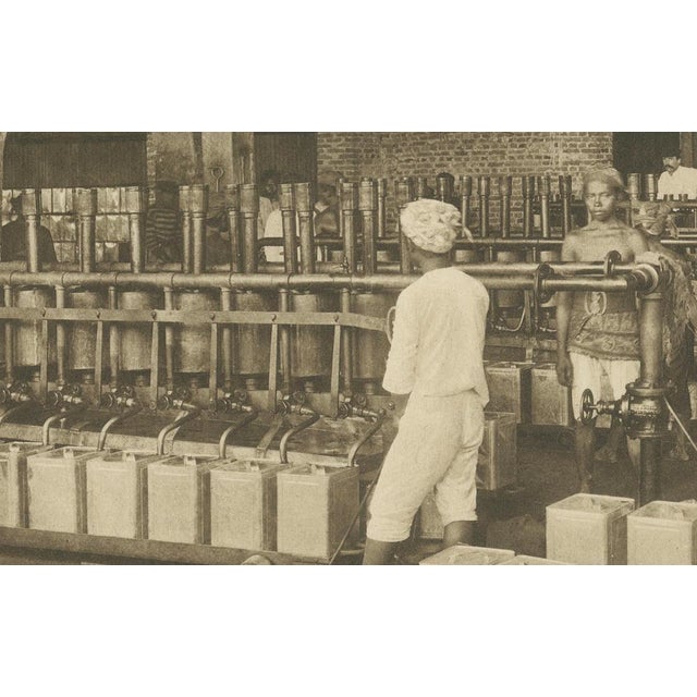 Kleingrothe, Petroleum Tin Factory & Filling Operations, Sumatra, 1900, Photogravure For Sale - Image 4 of 18