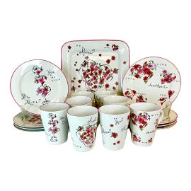 Example of Holiday Dinnerware
