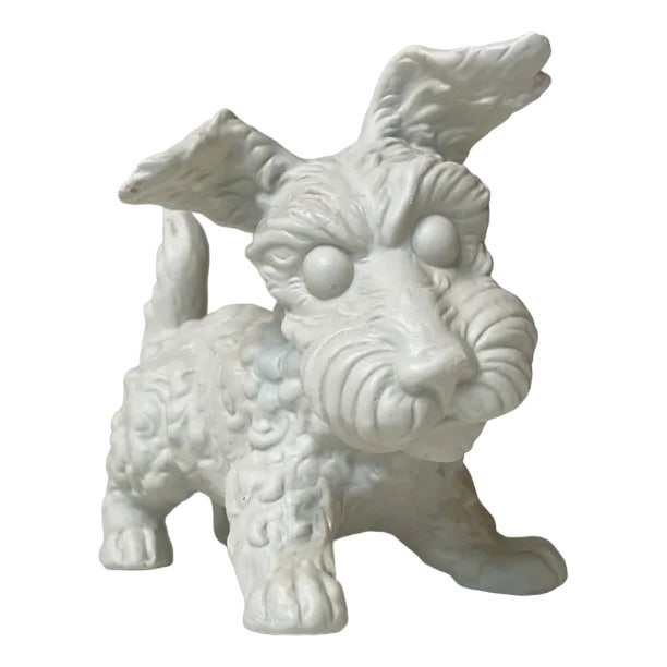 Scottish Terrier Figurine in Porcelain from Schaubach Kunst, 1950s For Sale