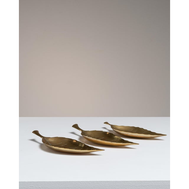 Brass Mid 20th Century France Brass Tray For Sale - Image 8 of 15