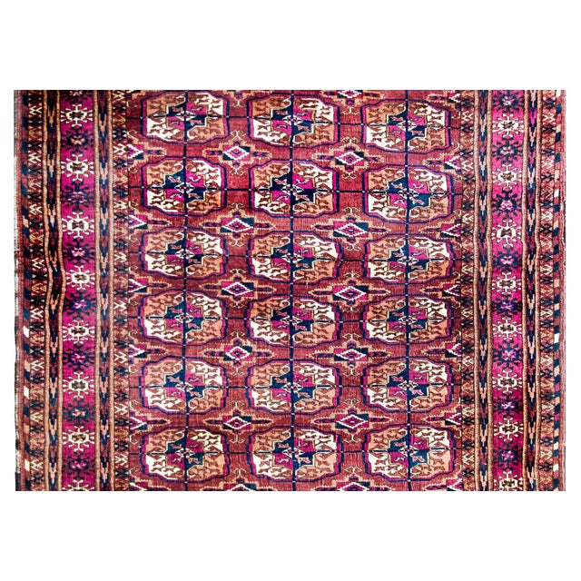 Early 20th Century Early 20th Century Persian Tekeh Rug For Sale - Image 5 of 13