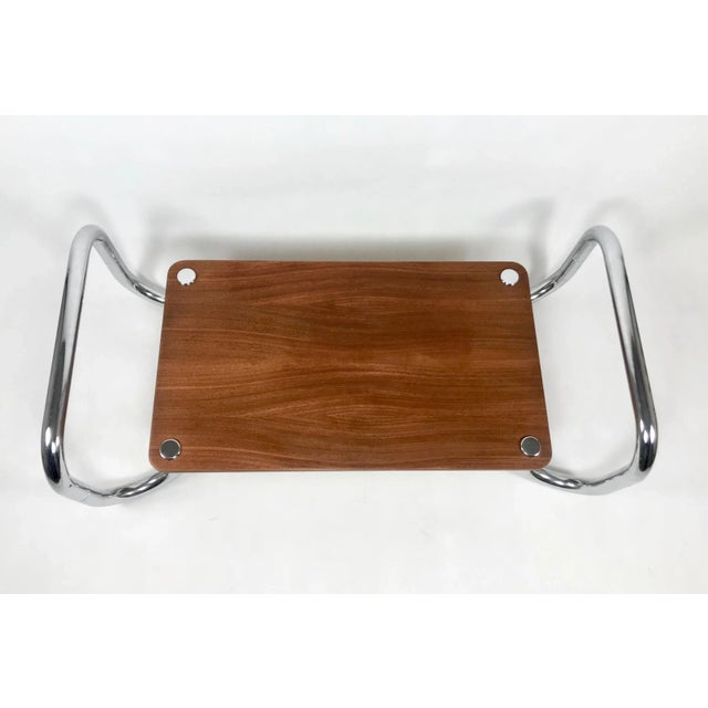 Bauhaus Bauhaus Czech Tubular Chrome Coffee Table, 1930s For Sale - Image 3 of 11