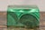 Striking Pattern Hand Polished Antique Malachite Stone Jewelry Trinket Box For Sale - Image 10 of 12