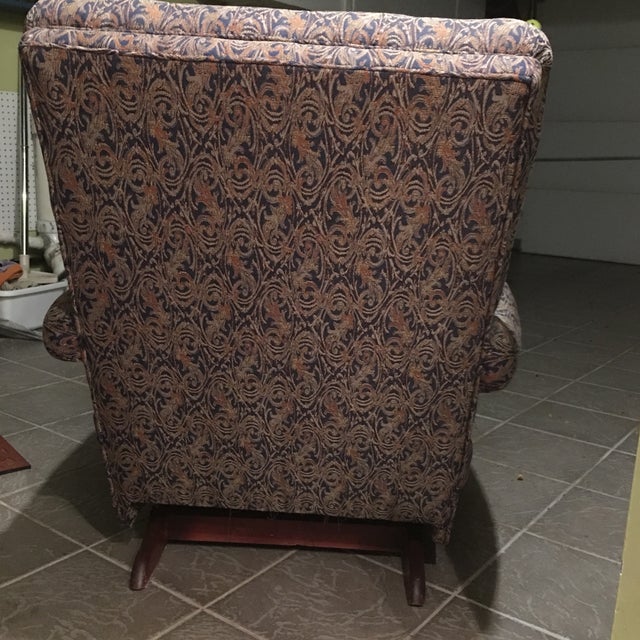 1930’s Swan Arm Rocking Chair | Chairish