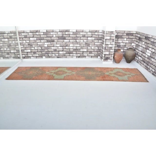 Handmade wool carpet in Turkish Anatolia , Vintage Oushak Rug,Turkish Vintage Anatolian Rug, Handmade wool Rug . One Of...