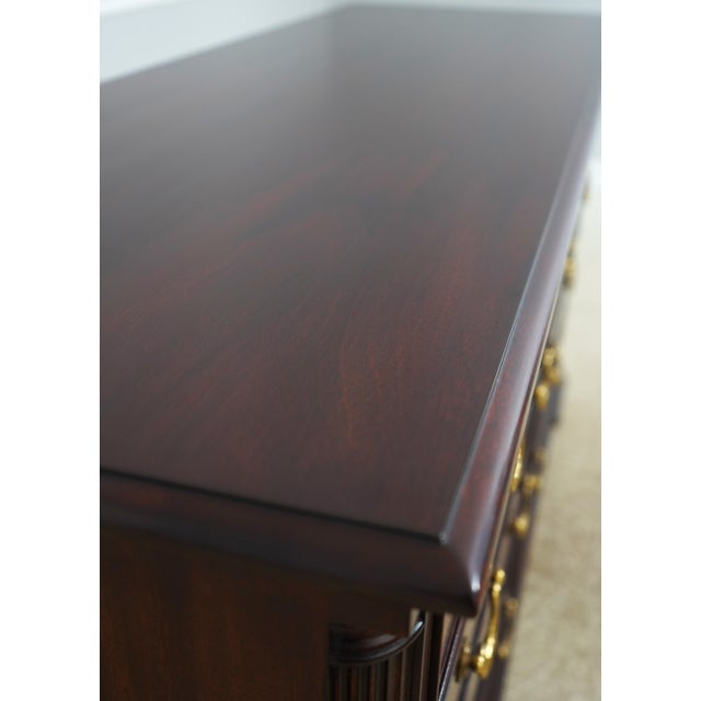 Henkel Harris Mahogany 9 Drawer Dresser For Sale - Image 12 of 18
