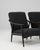 Black 1960s Czech Upholstered Armchairs - A Pair For Sale - Image 8 of 18
