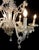 Beautiful venetian murano chandelier with floral decoration. Detailed leaves and flowers. The chandelier has new wiring...