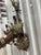 Ornamental & Decorative Materials Silver-Leaf and Copper Tone Metal Two Arms Wall Sconces - Set of 2 For Sale - Image 7 of 9