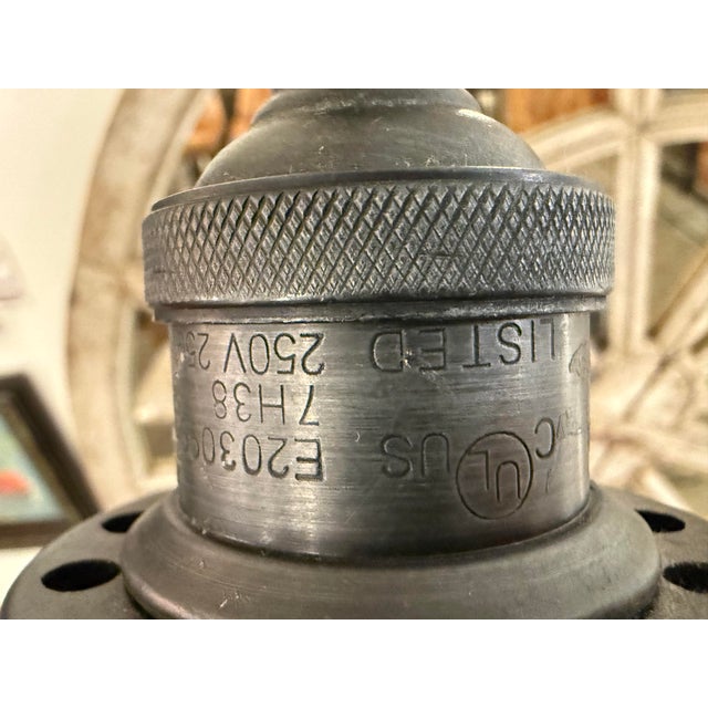 Glass Restoration Hardware Teardrop Pendant Light For Sale - Image 7 of 12