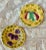 Vintage French Parry & Vieille Majolica Fruit (Plum & Pear) Plates in the Style of De Serreguemines- Set of 2 For Sale - Image 11 of 12