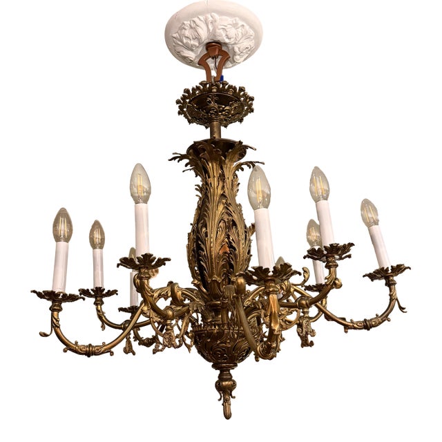 French Chandelier Circa 1840 For Sale