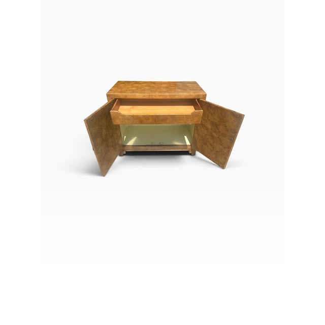 Pair of 1970s Henredon Faux Tortoise Shell Chinoiserie Cabinets With Brass Hardware For Sale In Boston - Image 6 of 16