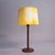1950s Table Lamp in Teak with Fabric Shade, 1950s For Sale - Image 5 of 5