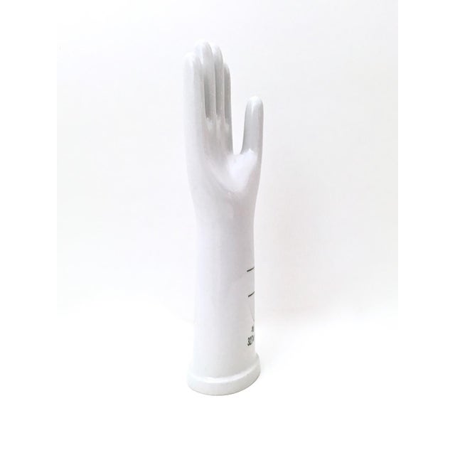 Postmodern Vintage White Glazed Porcelain Glove Mold from Rosenthal, 1970s For Sale - Image 3 of 6