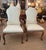 Pair English Queen Anne Style Carved Walnut Shepherd's Crook Armchairs For Sale - Image 14 of 14