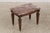 Age: C.1930s Details: Intentional Distressed Walnut Finish Shapley Marble Top Attributed To Being Italian Made Condition:...