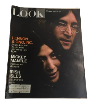 1969 John & Yoko on Look Magazine