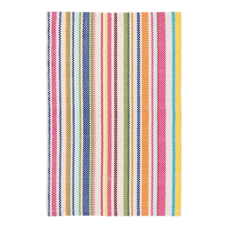 Dash & Albert by Annie Selke Summer Stripe Indoor/Outdoor Rug, 9' 6" x 13' 6" For Sale