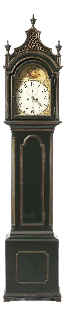 English Upper Case Clock in Wood