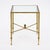 French Art Deco Period Brass and Glass Side Table, Circa 1940 For Sale - Image 4 of 9