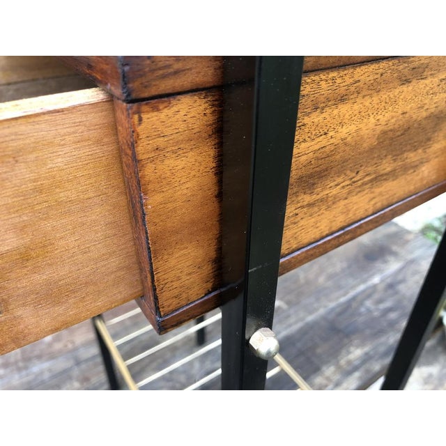 Vintage Side Table with Drawer, 1950s For Sale - Image 12 of 18