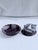 Amethyst Vintage Amethyst Slag Glass Owl on Nest Dish For Sale - Image 8 of 9