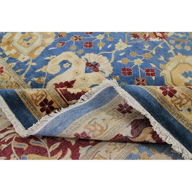 Traditional Handwoven Oushak Style Area Rug 12’0″ X 15’3″ For Sale - Image 3 of 13
