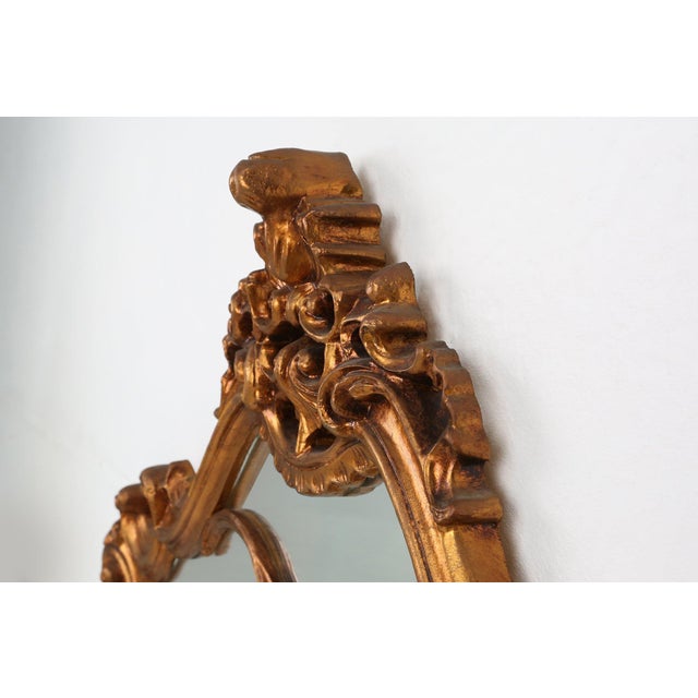Vintage Louis XV Style Console Mirror, 1970s For Sale - Image 9 of 12