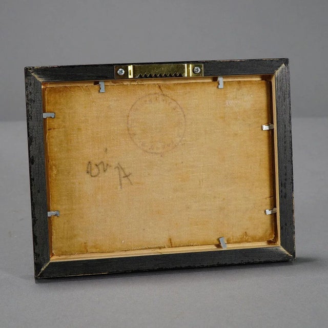 Mid 19th Century A Wooden Micro Carving Plaque by Johann Rint Ca. 1880 For Sale - Image 5 of 6