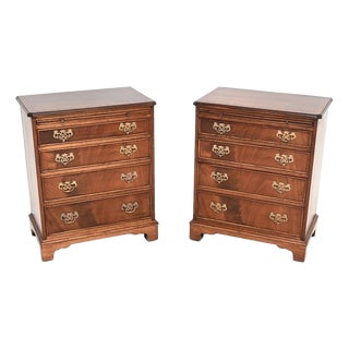Mahogany Chests of Drawers, 1950, Set of 2 For Sale