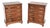 Mahogany Chests of Drawers, 1950, Set of 2 For Sale