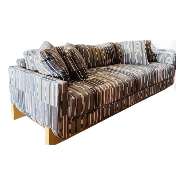 Alfredo Paredes "Obispo" Sofa Made With Custom-Made Fabric by Kravet for Alfredo For Sale