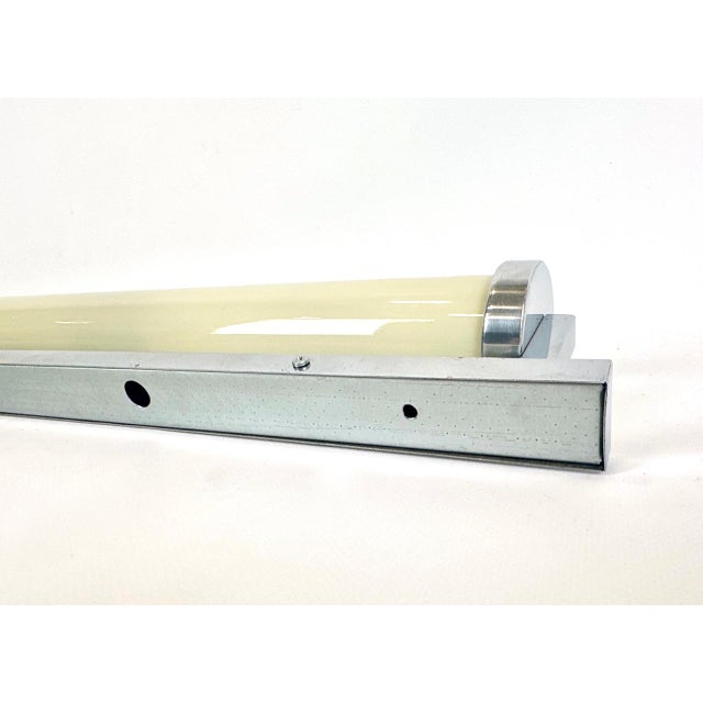 Bauhaus Nickel-Plated Tubular Wall Lamp from Napako, 1930s For Sale - Image 11 of 13