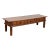 19th-Century French Walnut Coffee Table With Three Drawers For Sale