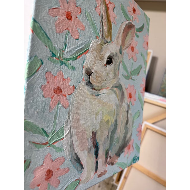 2020s "Bunny Iii" Painting by Erin Tapp For Sale - Image 5 of 8