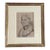 19th Century Pencil Drawing of President Thomas Jefferson in Gilt Wood Frame For Sale