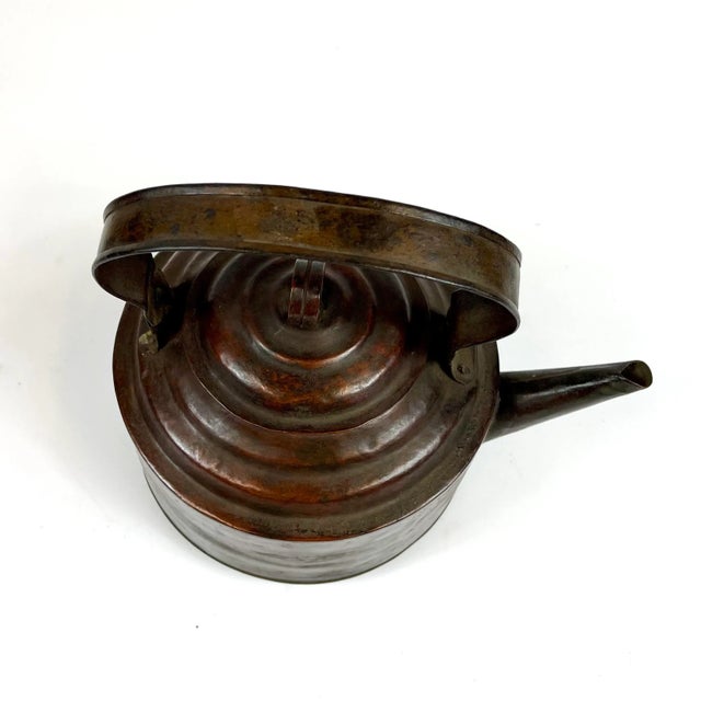Metal 19th Century Chinese Copper Teapot For Sale - Image 7 of 8
