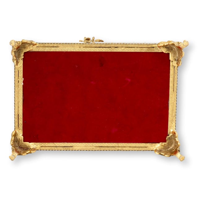 Exceptional Midecntury Matson Ormolu Jewelry Box For Sale In Los Angeles - Image 6 of 7