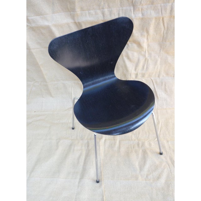 Chair Model 3107 by Arne Jacobsen for Fritz Hansen, 1991 For Sale - Image 6 of 6