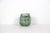 Vintage Textured Green Pottery Vase For Sale - Image 10 of 12