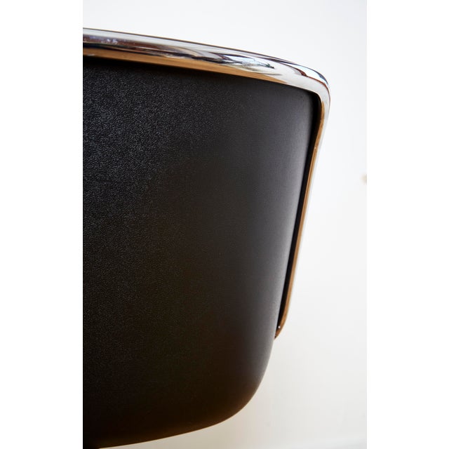 Maroon Executive Chair by Charles Pollock for Knoll International, 1960s For Sale - Image 8 of 15