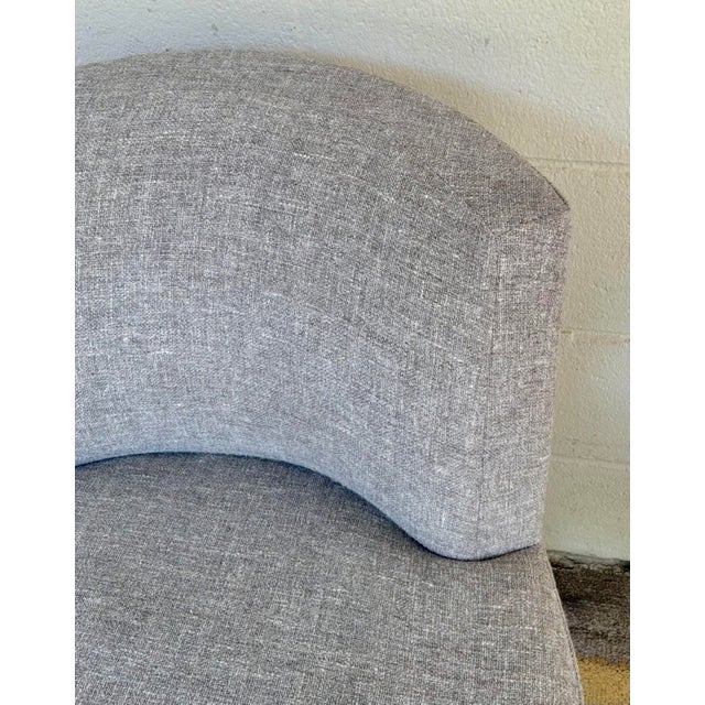 2020s Thomas Pheasant for Baker Modern Gray Bristol Dining Chairs Set of 8 For Sale - Image 5 of 7