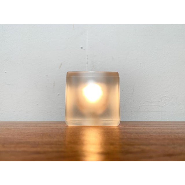 Vintage German Glass Ta 14 Cube Table Lamp from Peill & Putzler, 1970s For Sale - Image 18 of 18